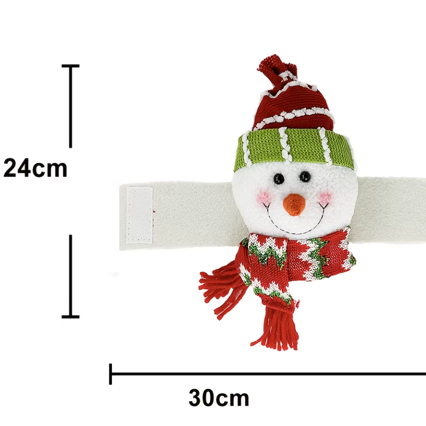 Attache rideau - Bonhomme de neige