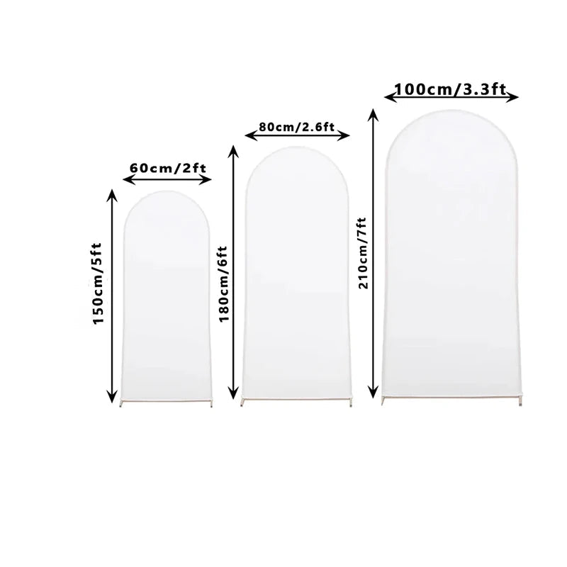 Housse doree metalisee pour arche | Instant fêtes