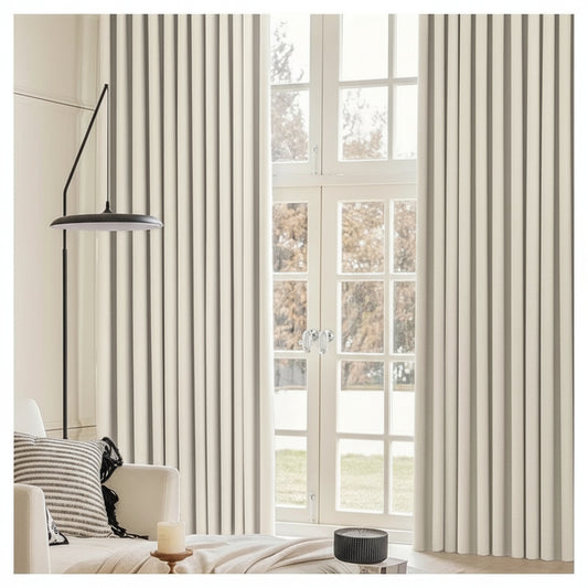 Rideau jacquard beige | Imperial