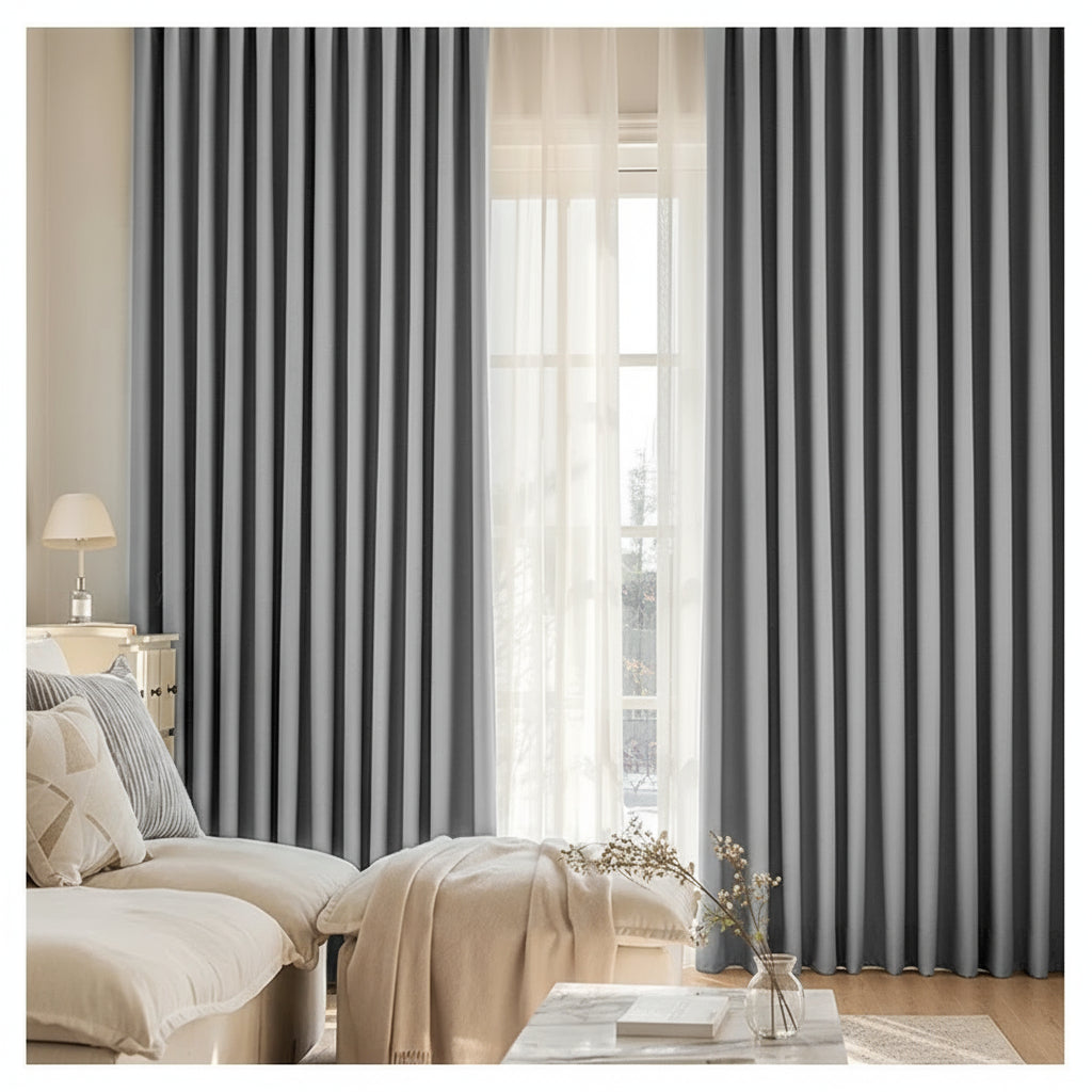 Rideau jacquard gris | Imperial