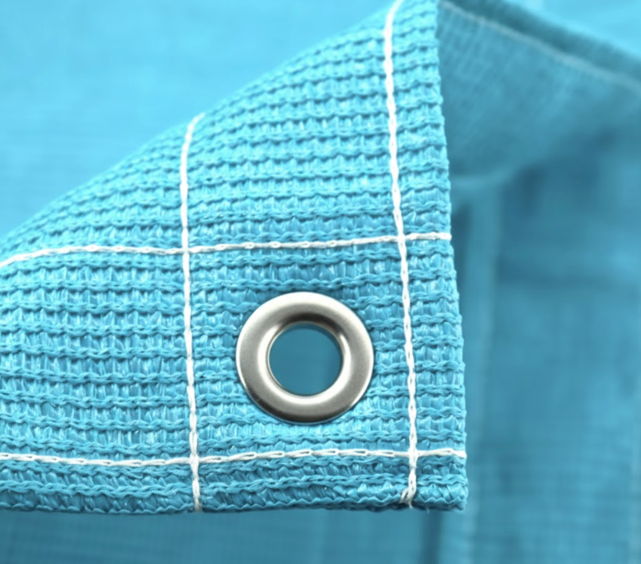 Pare-soleil bleu pour pergola et terrasse, brise-vue anti-regard | Solo | Instant Rideau