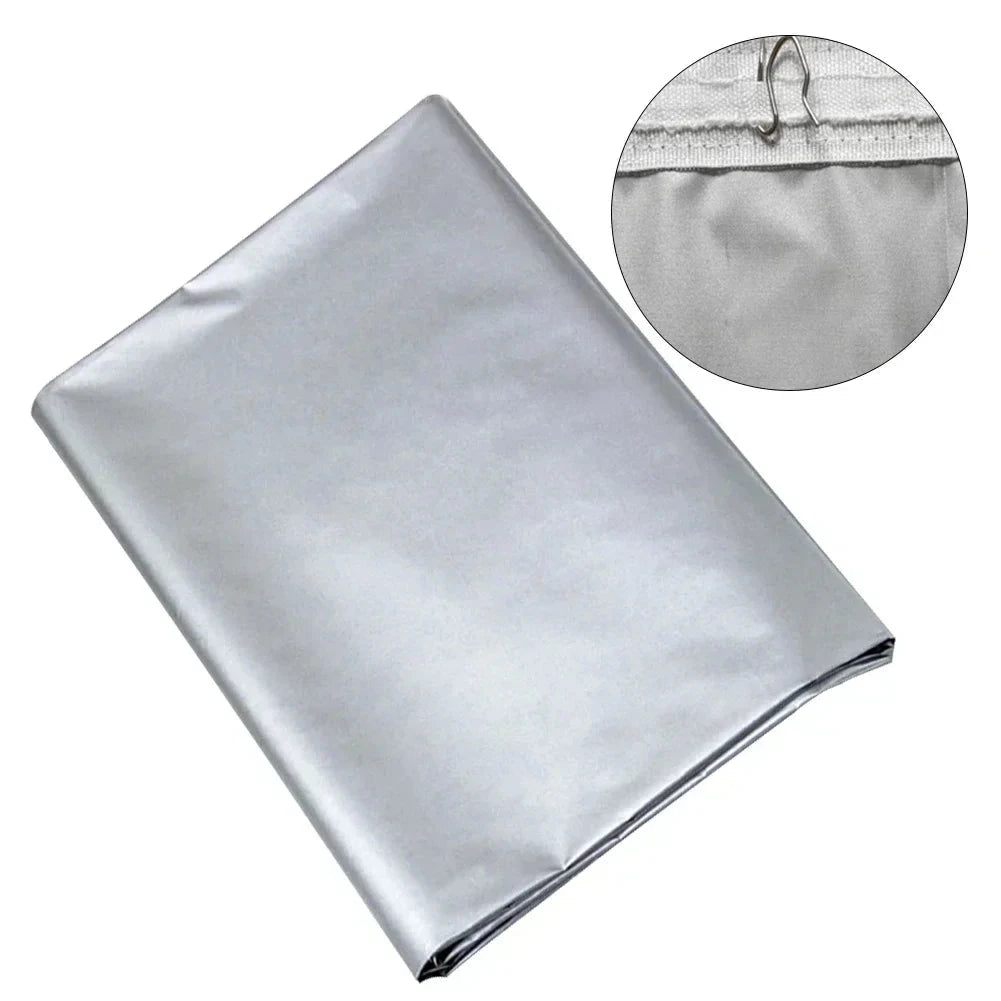 Rideau argenté occultant  | Silver | Instant Rideau Argent / L100 x H140 / Passe-tringle