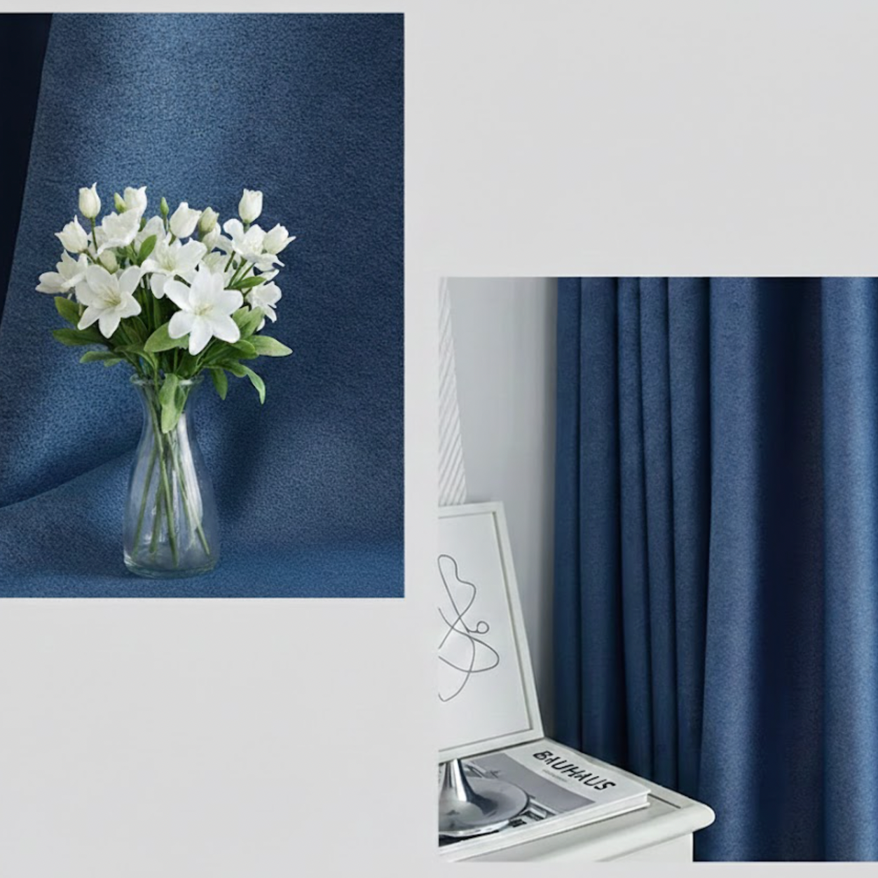 Rideau épais insonorisé et occultant pour grandes fenêtres et intérieur silencieux | Silencio | Instant Rideau