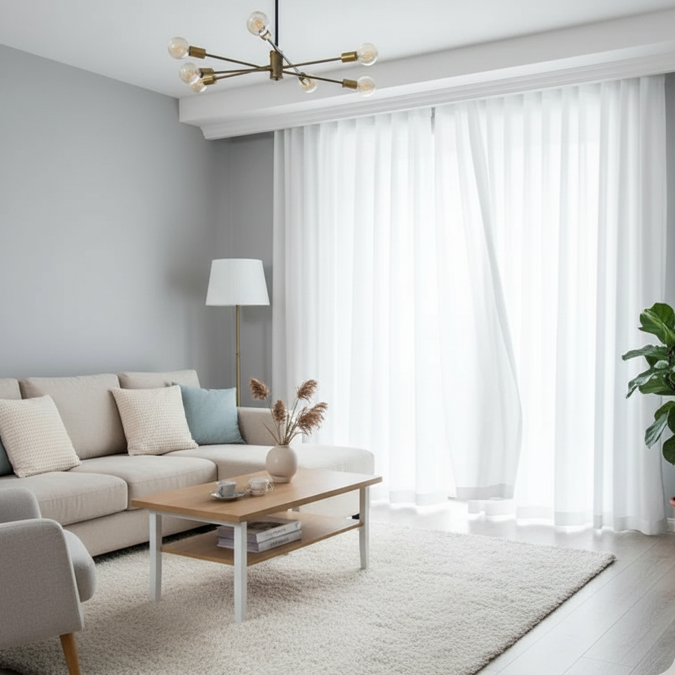 Voilage Soyau chic et subtil pour créer une ambiance raffinée et aérienne | Soyau | Instant rideau
