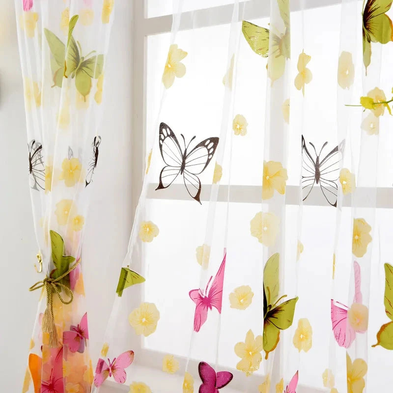 Rideau voilage Butterfly raffiné pour salon ou chambre, ambiance douce et charmante | Butterfly | Instant rideau