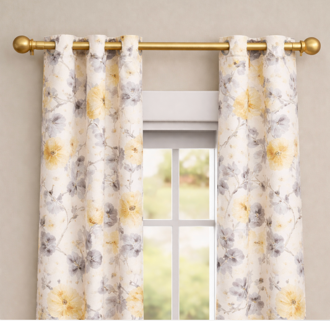 Tringle à rideau dorée élégante et chic pour intérieur | Instant Rideau