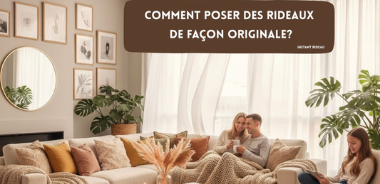poser des rideaux de façon originale