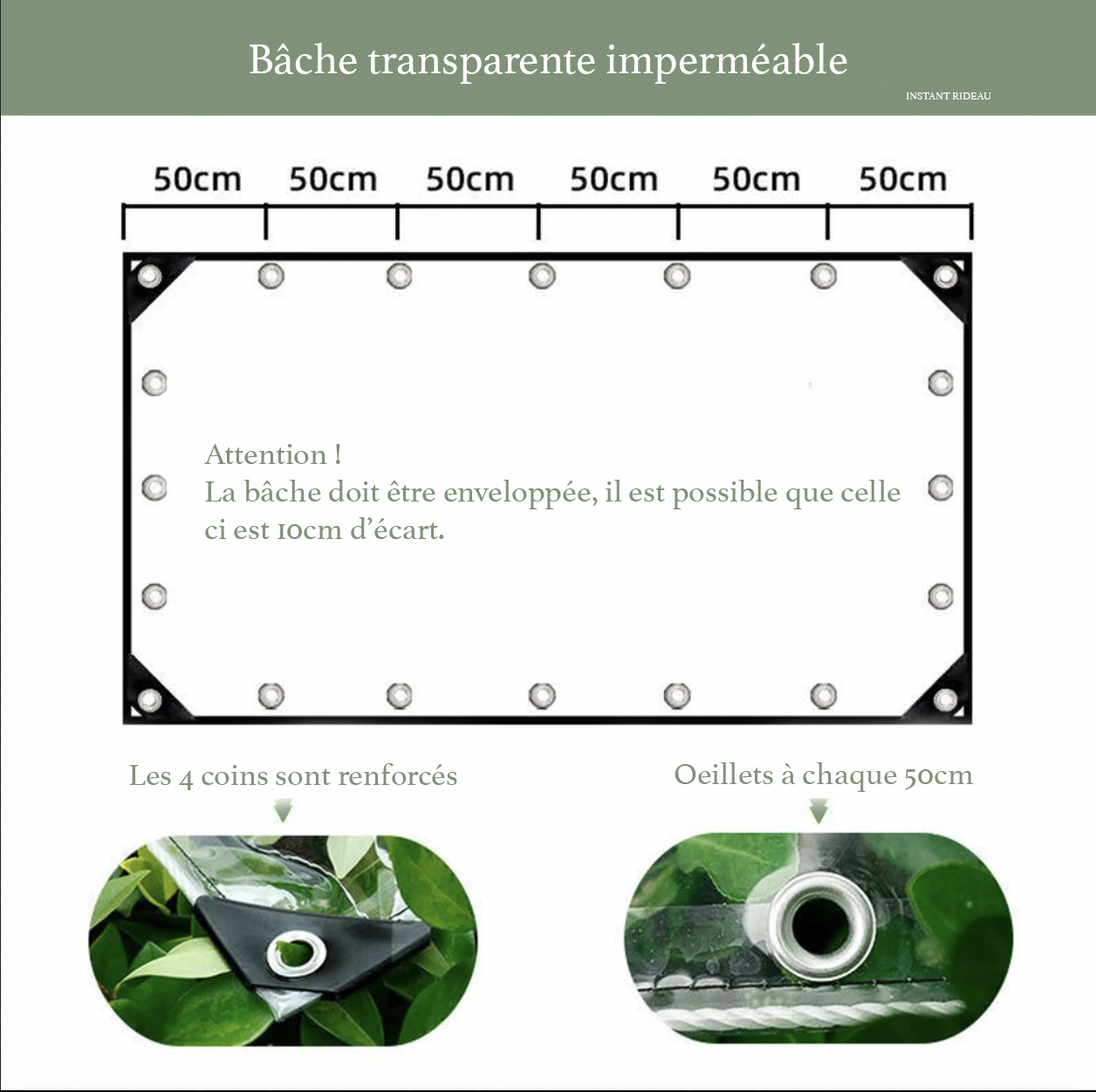 Bache pour pergola en pvc instructions | Panorama | Instant Rideau