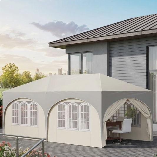 Gazebo 3x6 beige | Méya | Instant Rideau