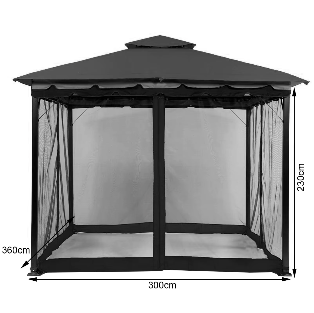 Moustiquaire pour gazebo dimensions autre | Cocoon | Instant Rideau