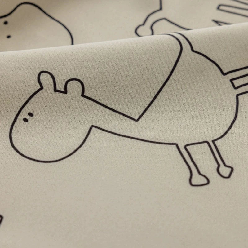 Rideau enfant imprimé animaux motif | Fable | Instant Rideau