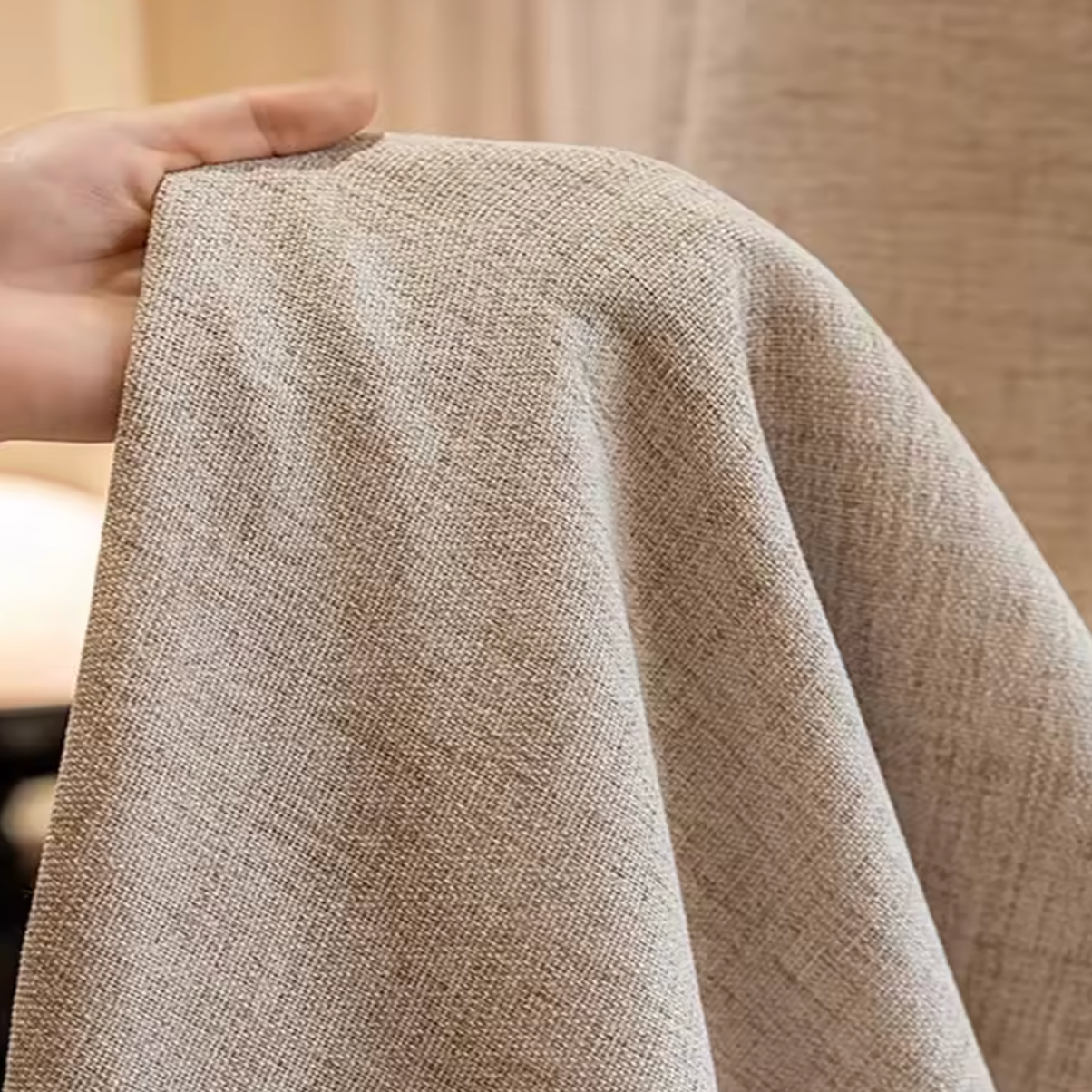 Rideau lin beige | Lino | Instant rideau