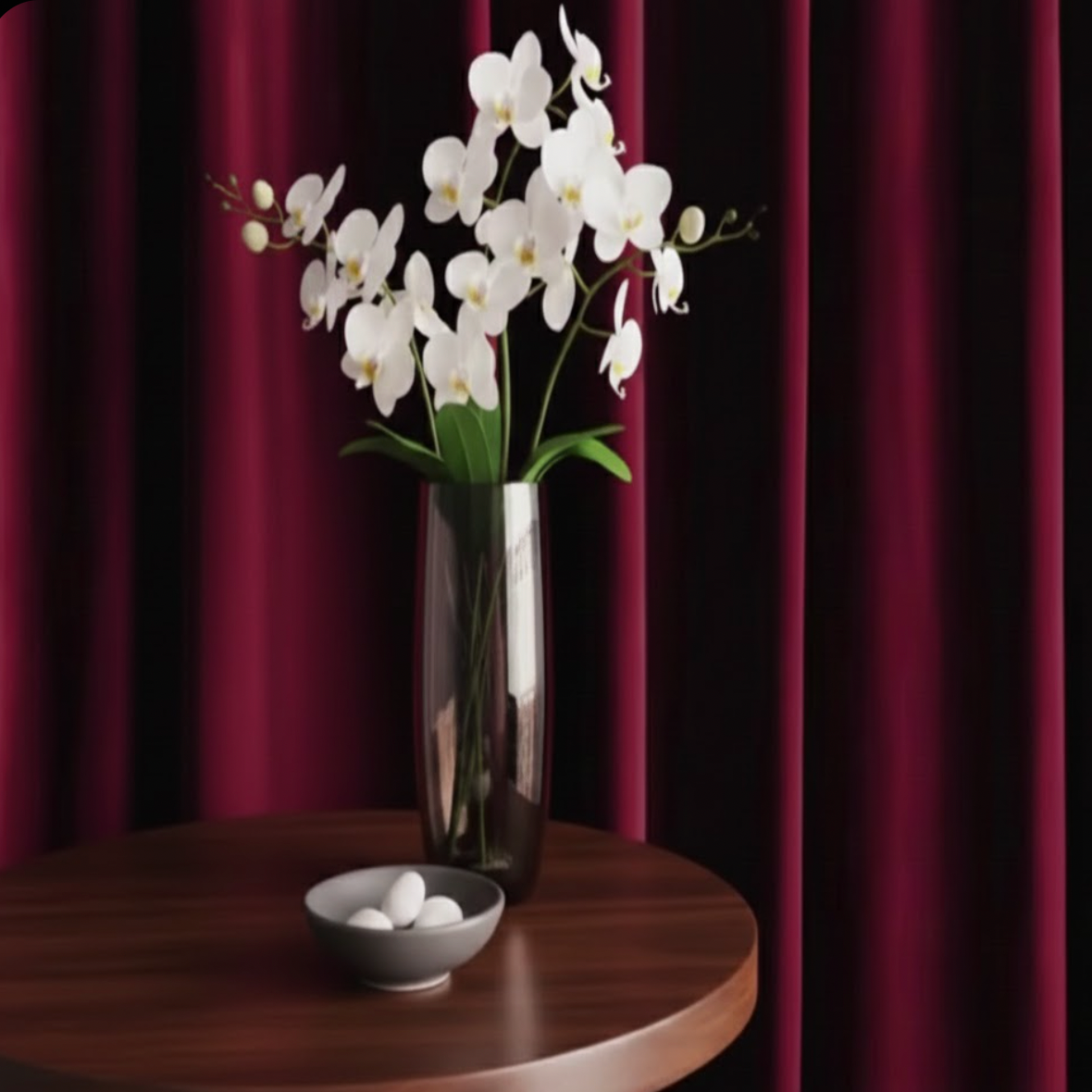 Rideau velours rouge bordeaux tissus | Rubis | Instant Rideau