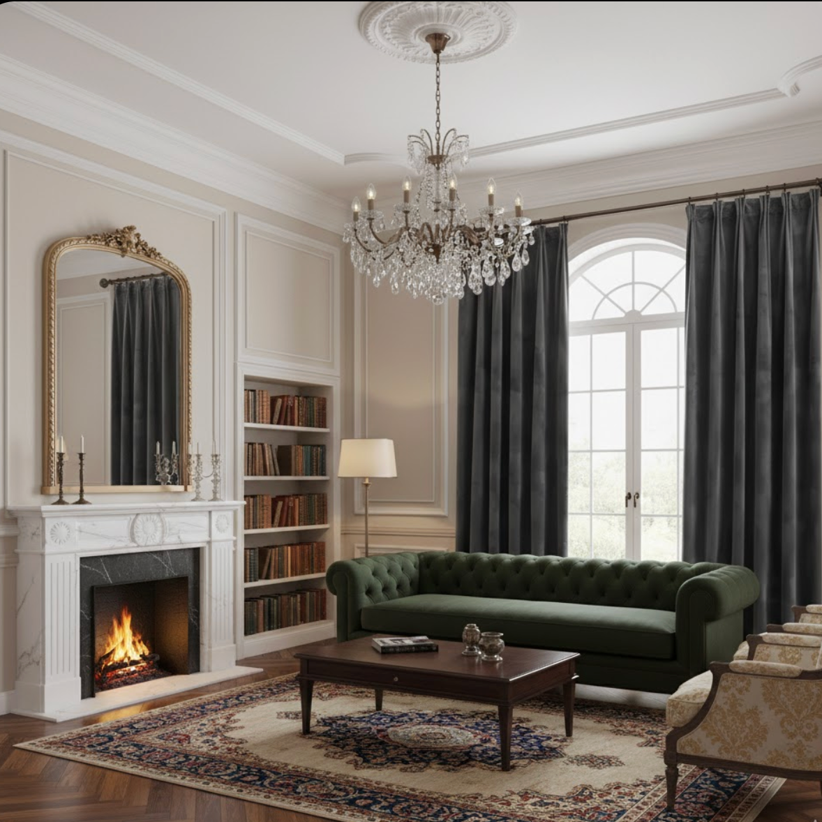 Rideaux en velours anthracite 140x240 occultants crochets | Noblia | Instant-rideau