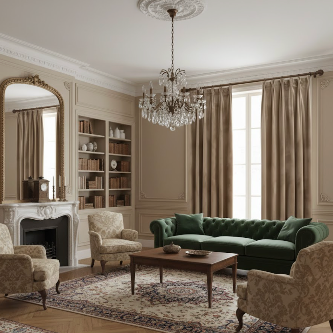 Rideaux en velours marron 140x240 occultants crochets | Noblia | Instant-rideau