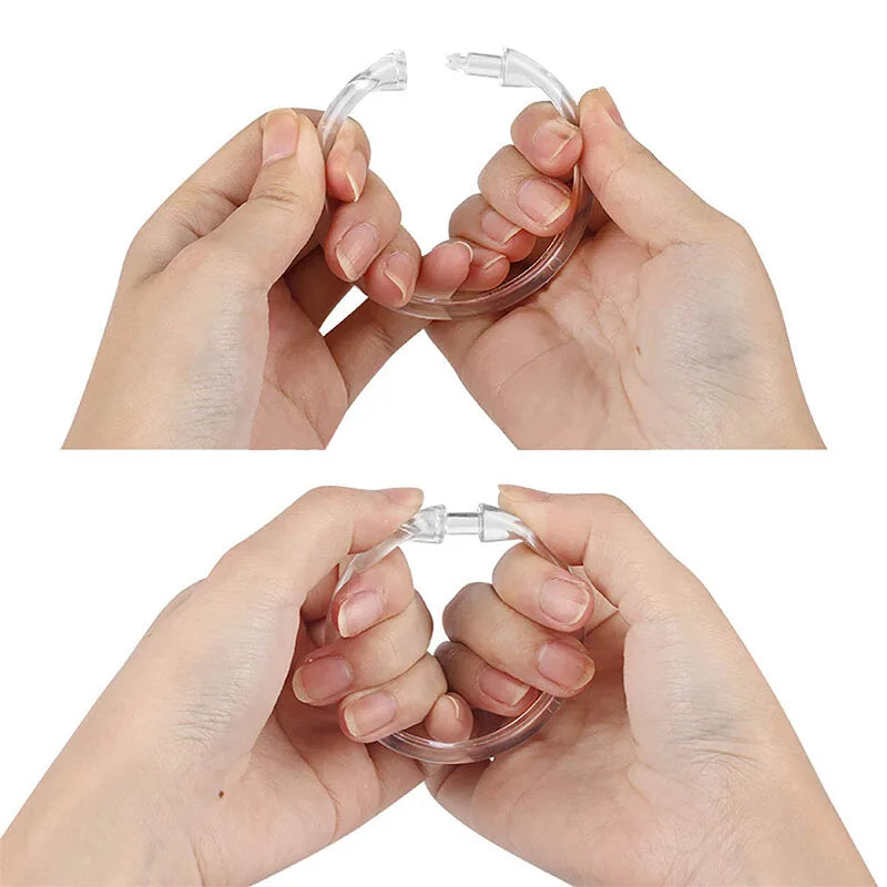 Anneaux de rideau de douche ( 12 ) | Transparent