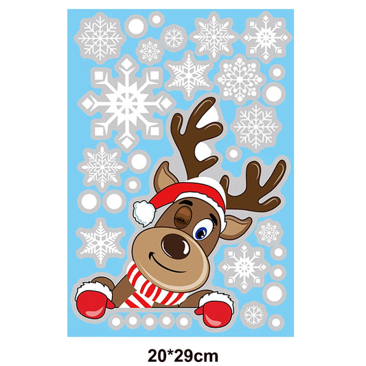 Autocollant renne et flocon | Instant Noel