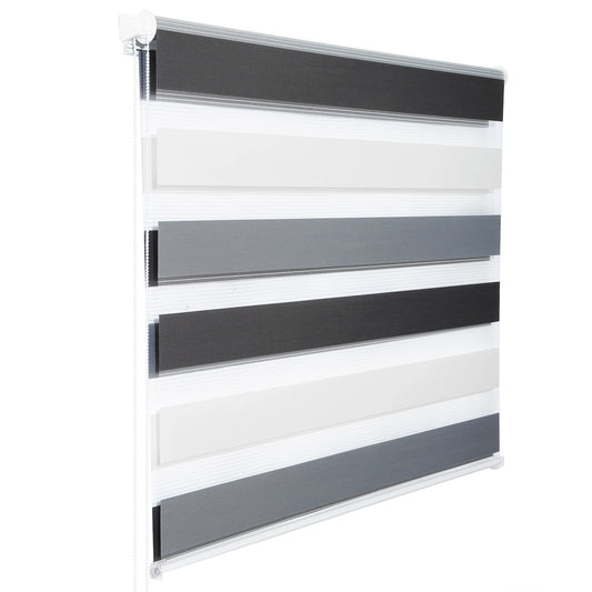 Store enrouleur occultant tricolor bande  | Aura | Instant Rideau