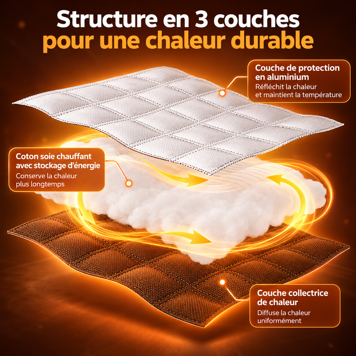 Rideau isolant thermique double épaisseur | Isolys