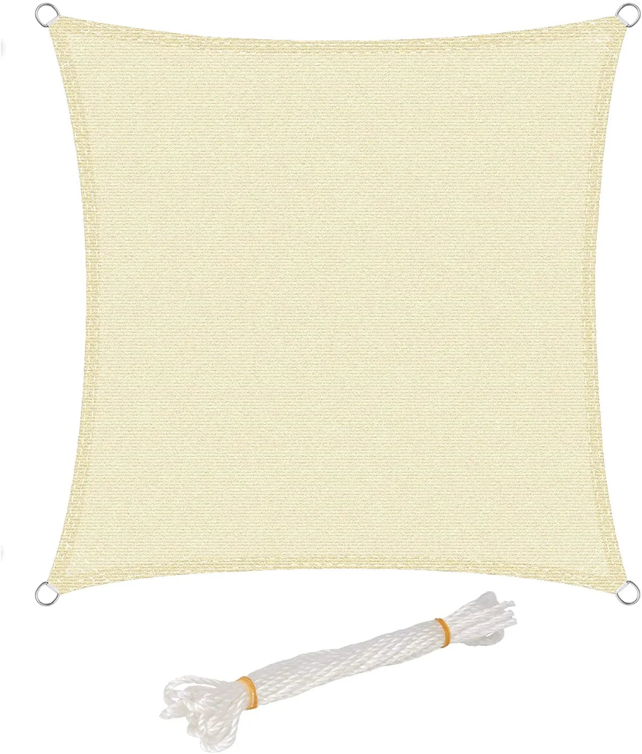 Toile d'ombrage haute performance beige accroche| Solaris | Instant Rideau