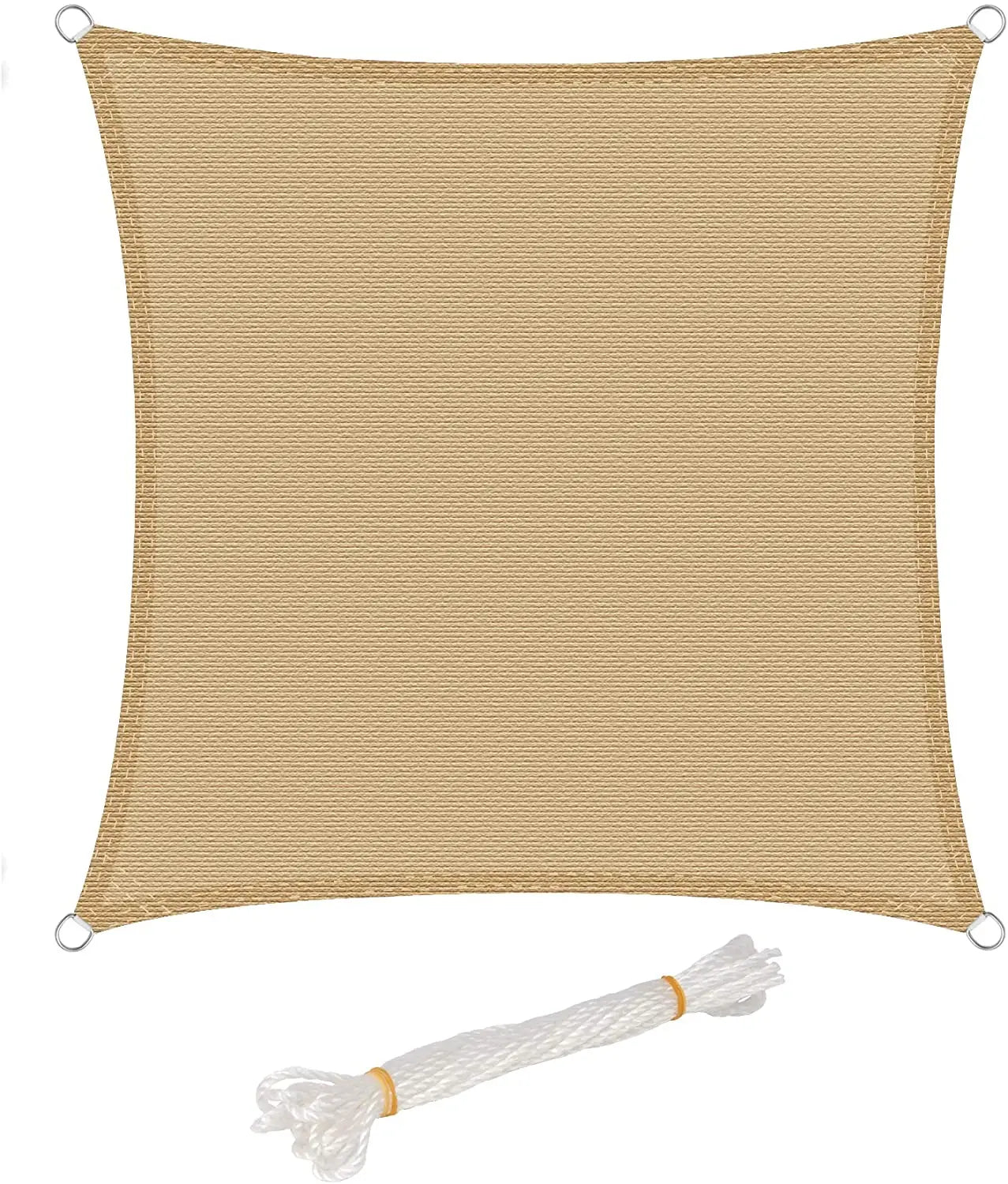 Toile d'ombrage haute performance sable accroche| Solaris | Instant Rideau