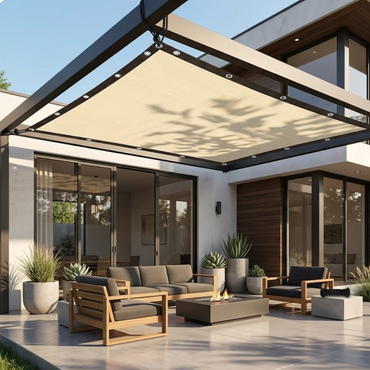 Toile d'ombrage pergola| Ombria | Instant Rideau
