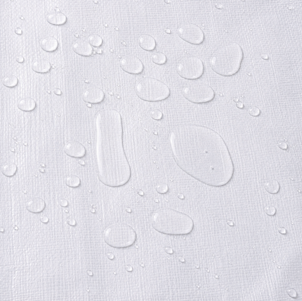 Bâche de protection extérieure en PE 280 g/m² haute résistance avec bords renforcés, fixation par œillets métalliques et revêtement imperméable double face | Fortexa | Instant Rideau