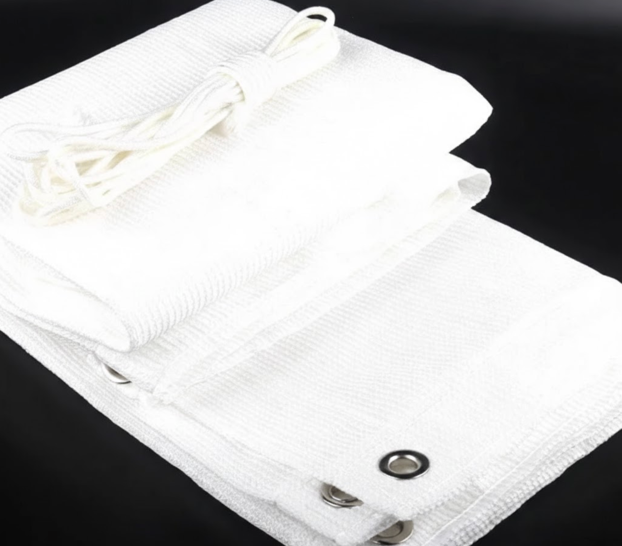 Filet occultant blanc pour balcon et jardin, brise-vue pour clôture extérieure | Solo | Instant Rideau