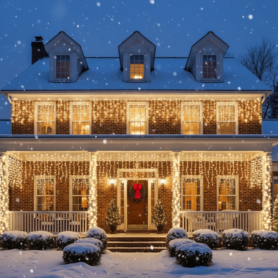 Guirlande blanche LED + télécommande | Instant Noel