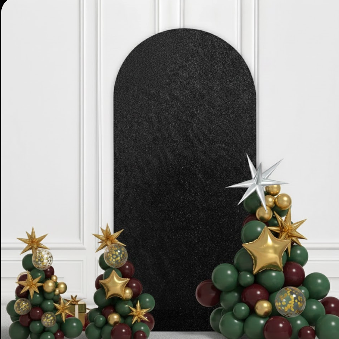 Housse noire métalisée pour arche | Instant fête