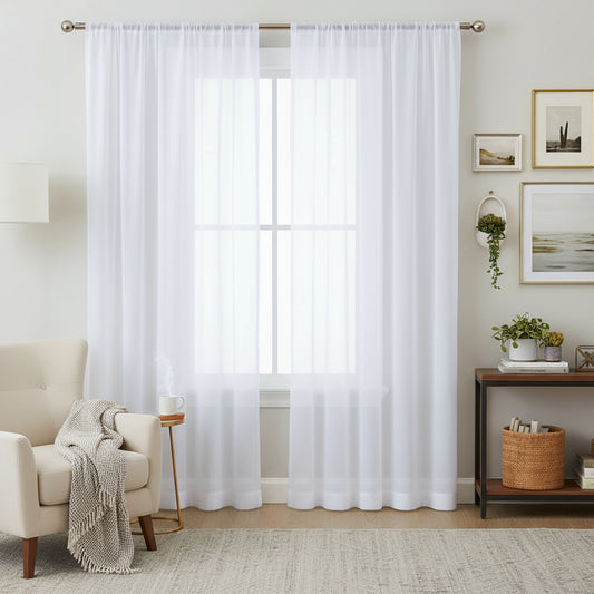 Voilage leger blanc | Mistral