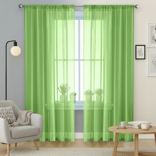 Voilage vert | Mistral