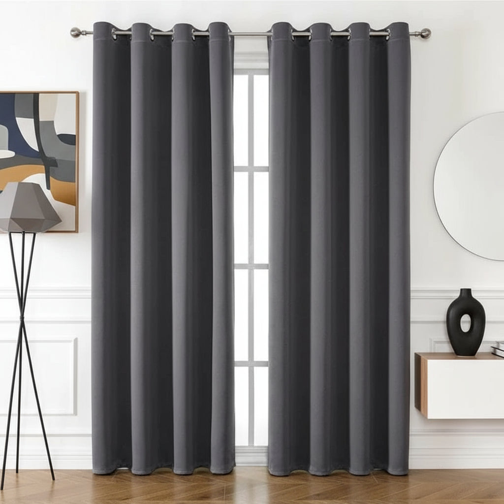 Rideau occultant thermique gris | Opale