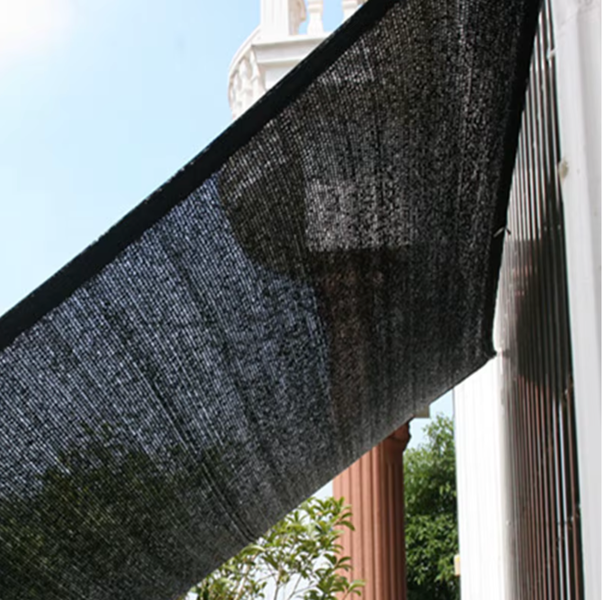 Pare-soleil noir pour pergola, protection anti-regard terrasse | Solo | Instant Rideau
