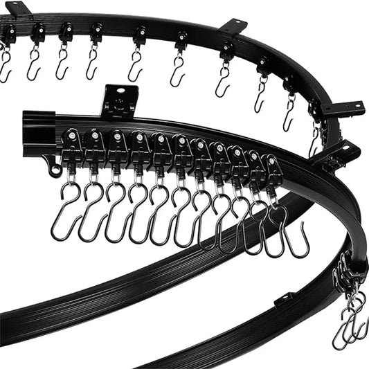 Rail flexible pour rideau | Noir | Instant Rideau