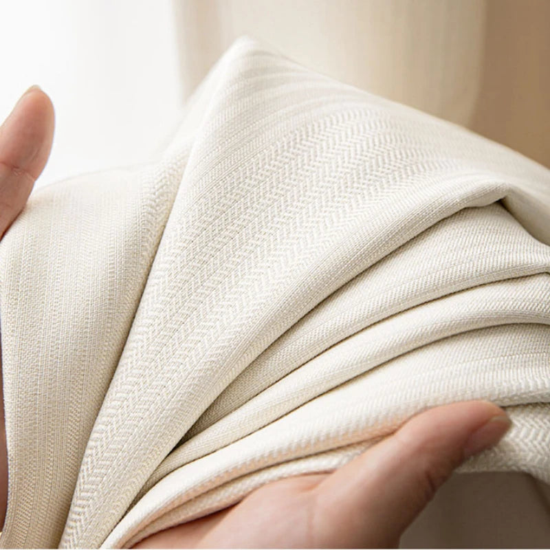 Rideau blanc anti-bruit sol au plafond pour isolation phonique et thermique | Silenza | Instant Rideau