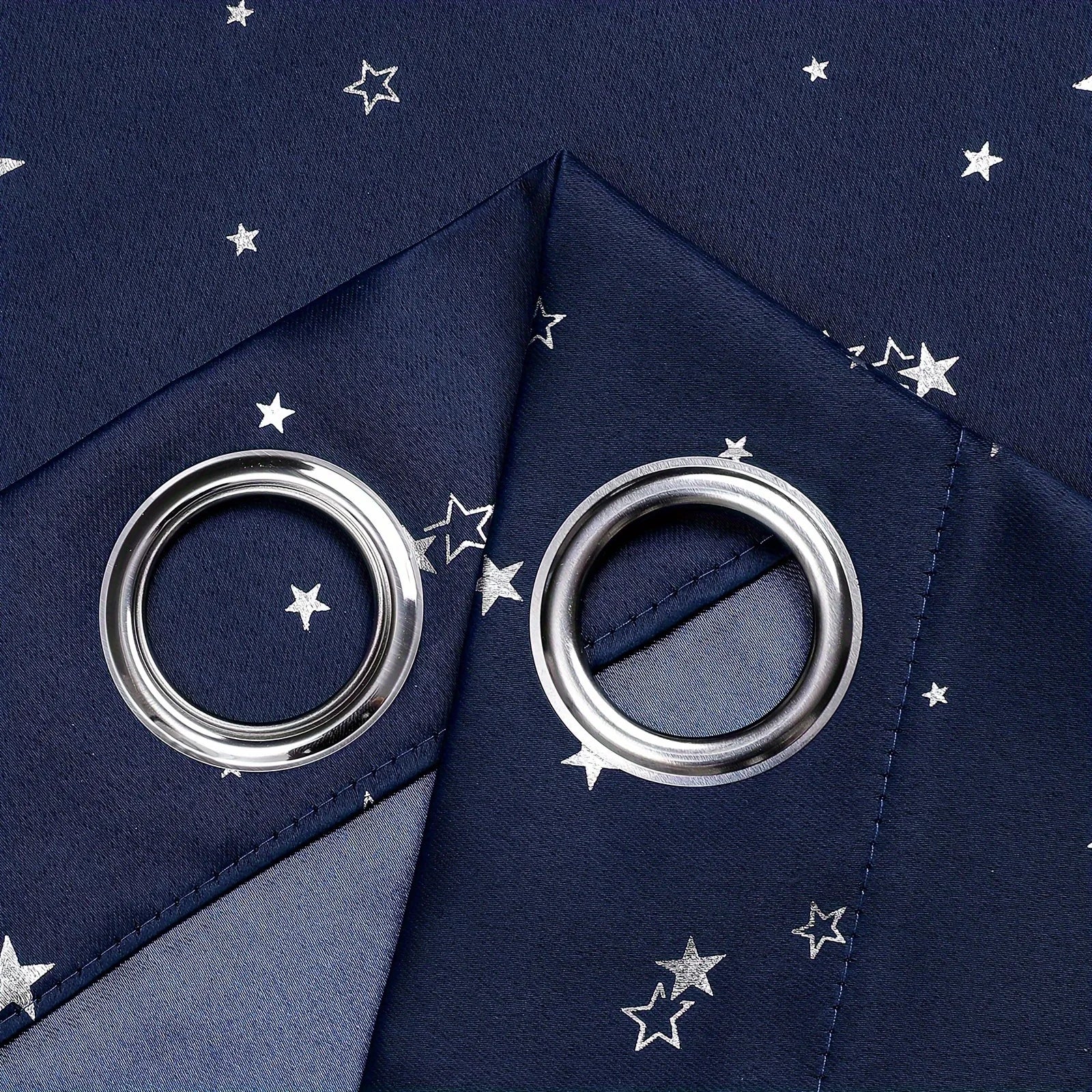 Rideau constellation bleu nuit pour obscurité complète et style céleste | Stars | Instant rideau