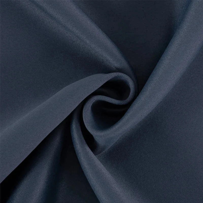 Rideau bleu occultant | Nobilis | Instant Rideau Bleu / L100 x H135 / Crochets