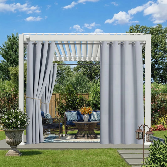 rideau exterieur gris cedralis | Instant rideau