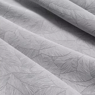 Rideau chenille haut de gamme gris clair tombé élégant | Héritage | Instant Rideau