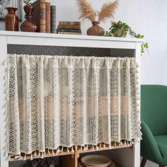 Rideau court dentelle meuble | Pampia | Instant Rideau