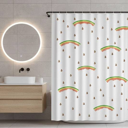 Rideau de douche original arc en ciel pour salle de bain | Hydra | Instant rideau 