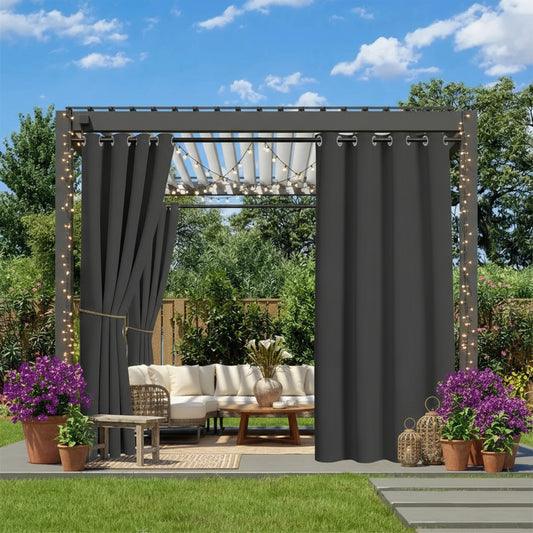 rideau exterieur noir cedralis | Instant rideau