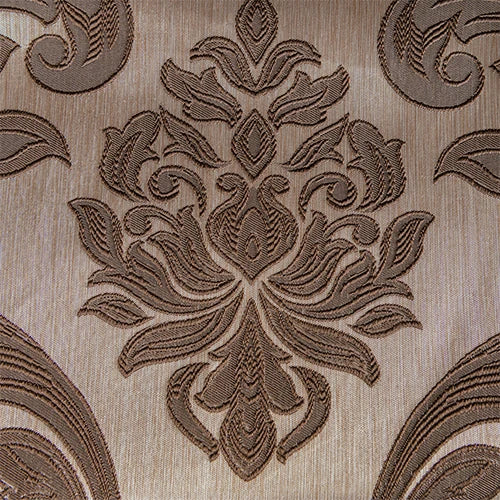 Rideau fenêtre salon européen marron avec ombrage élégant | European | Instant Rideau