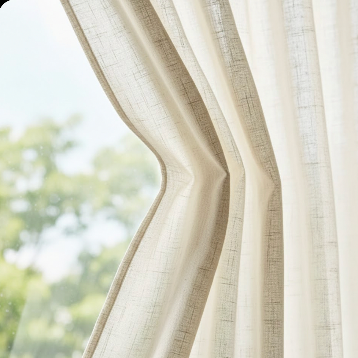 rideau isolant doux soyeux protection lumière | Linera | Instant Rideau