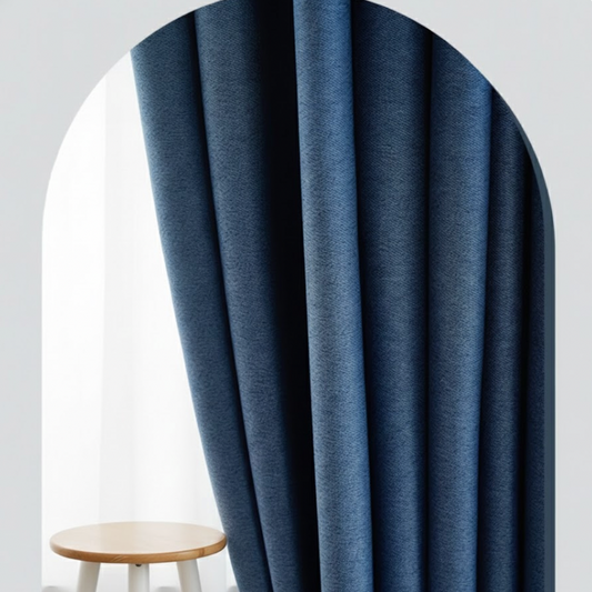 Rideau occultant et insonorisé bleu-marine pour chambre et salon, confort visuel et isolation phonique | Silencio | Instant Rideau
