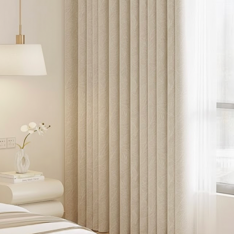 Rideau occultant thermique beige de luxe | Héritage | Instant Rideau