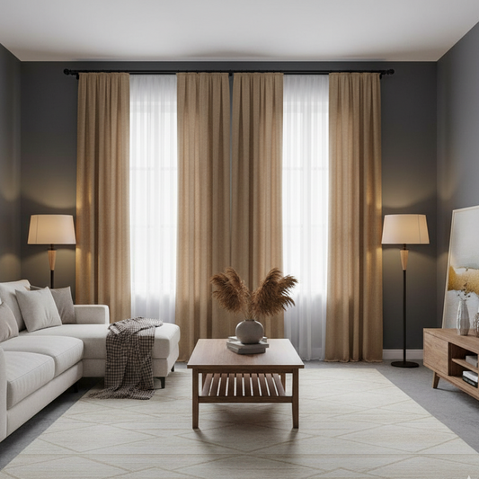 Rideau anti-bruit offrant tranquillité, confort et intimité dans votre intérieur | Silencio | Instant rideau