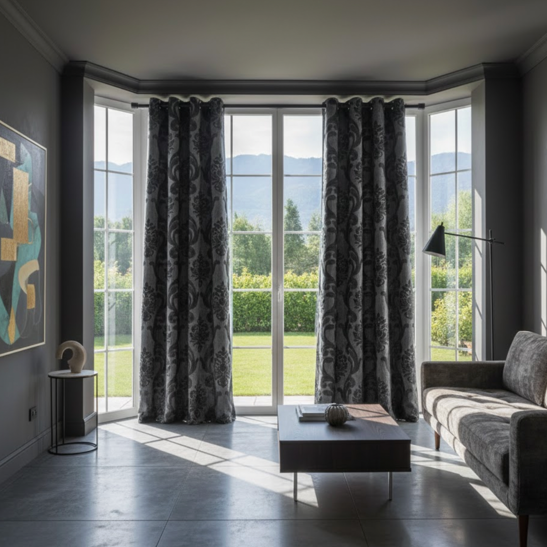 Rideau de salon européen élégant pour fenêtre | European | Instant Rideau