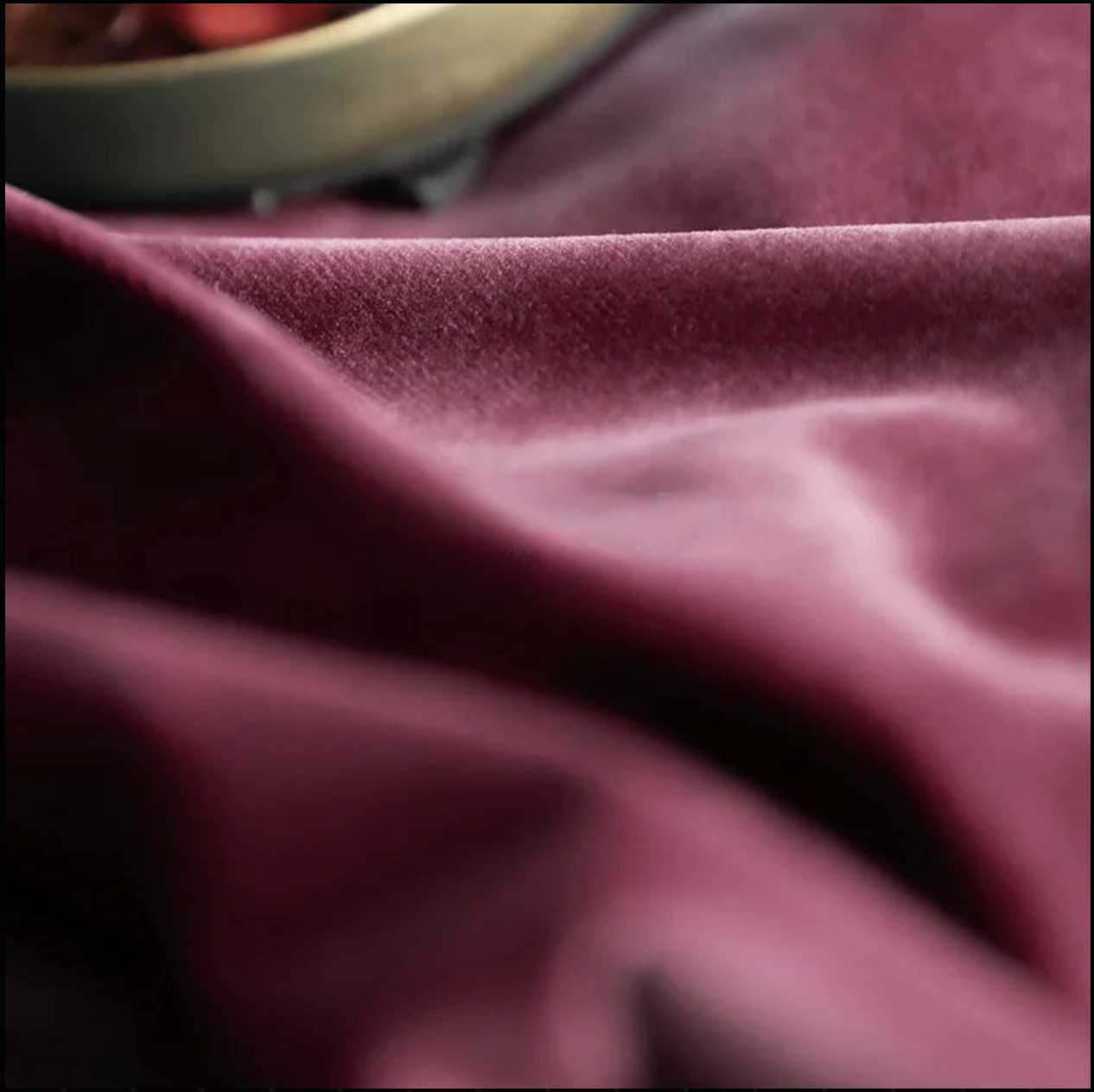 Rideau velours rouge fonce tissus | Rubis | Instant Rideau